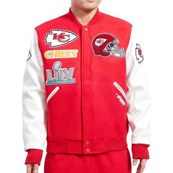 Kansas City Chiefs Logo Varsity Jacket