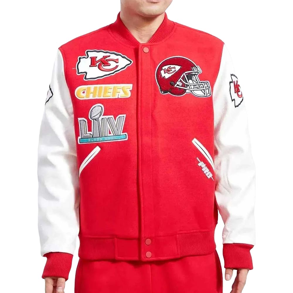 Kansas City Chiefs Logo Varsity Jacket