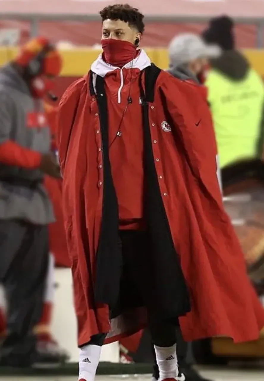 Kansas City Chiefs Sideline Cape Coat
