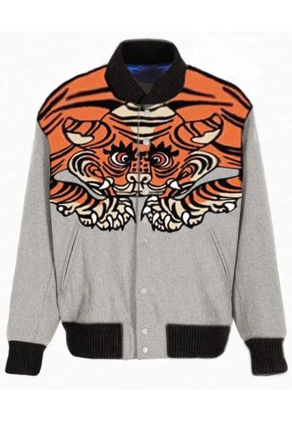 Kanye West Pastelle Tiger Varsity Jacket