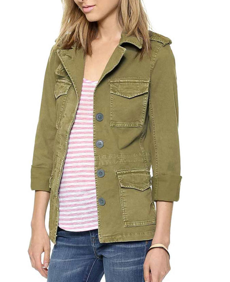 Kara Killmer Chicago Fire Green Jacket