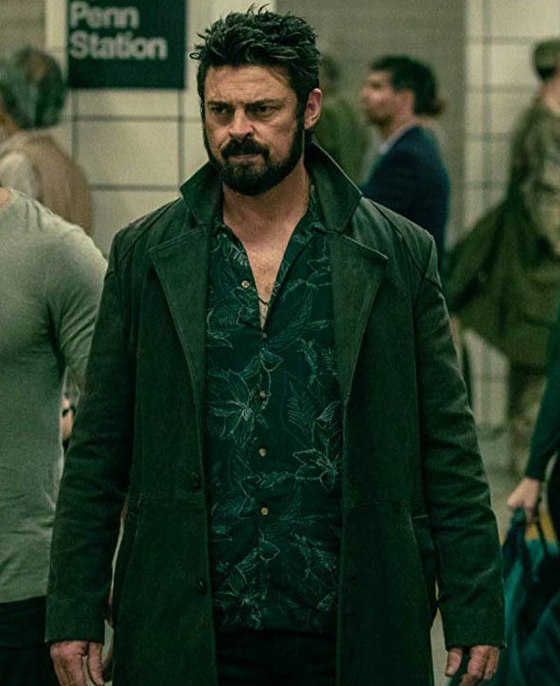 Karl Urban The Boys Black Coat