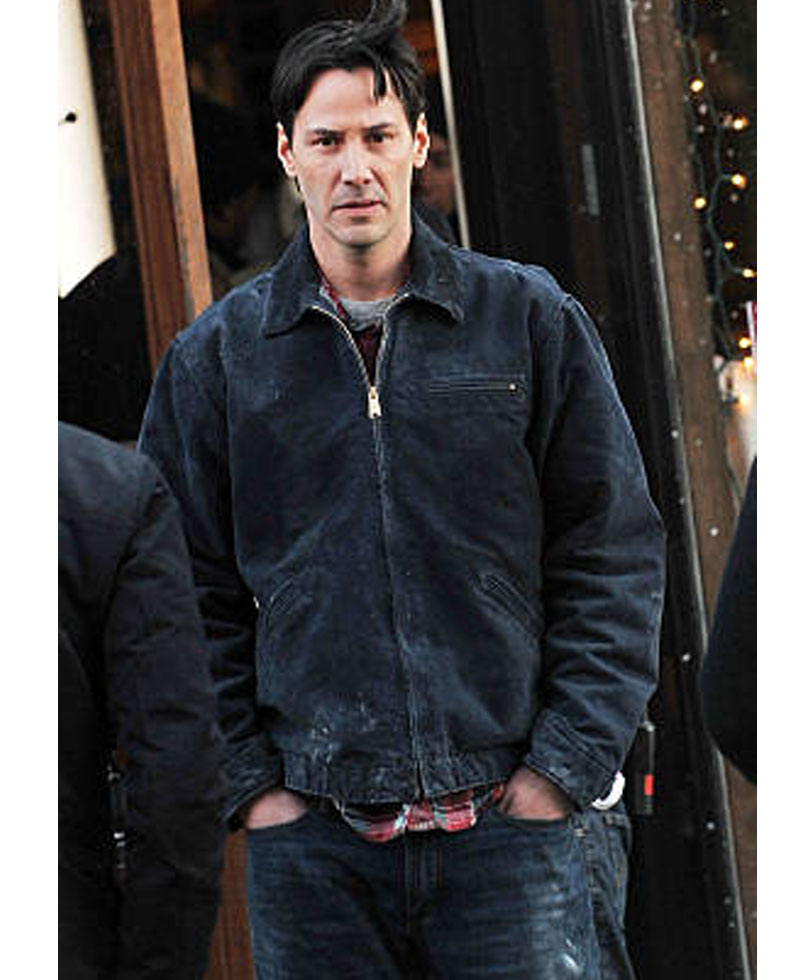 Keanu Reeves Henry's Crime Denim Black Jacket