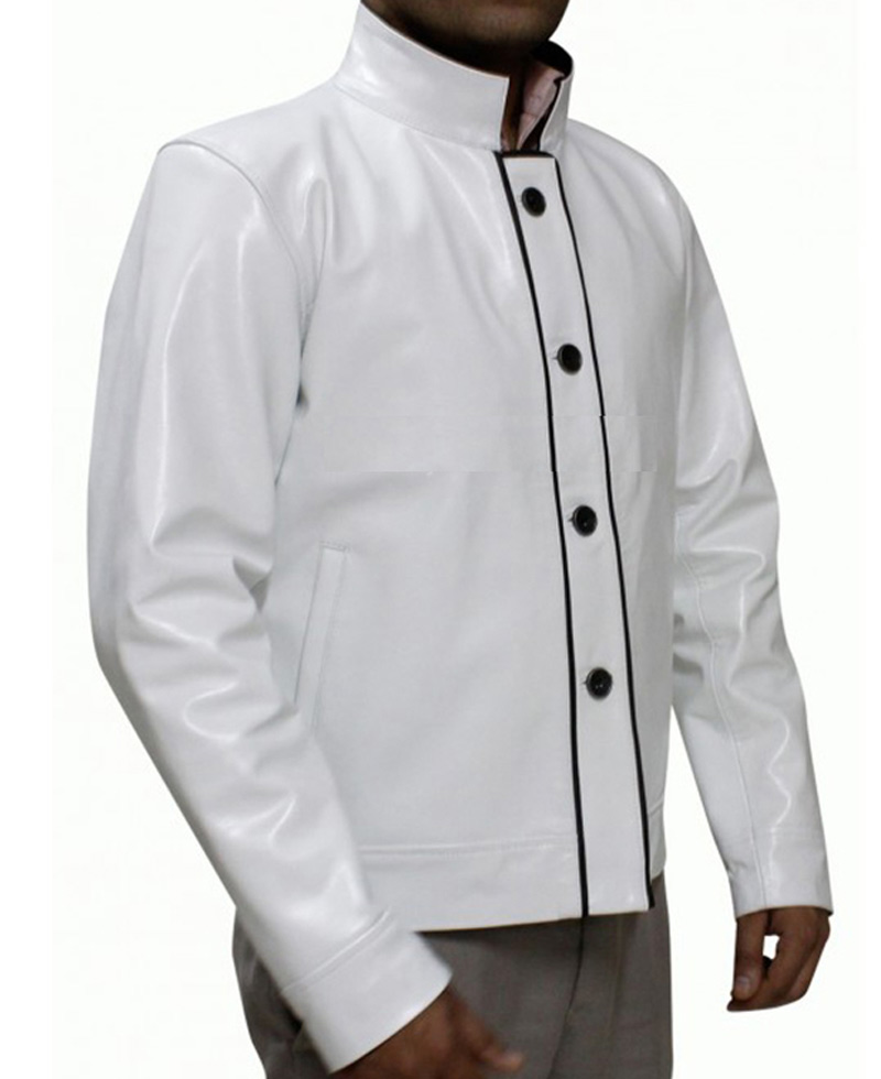 Ken Jeong The Hangover Part III White Leather Jacket