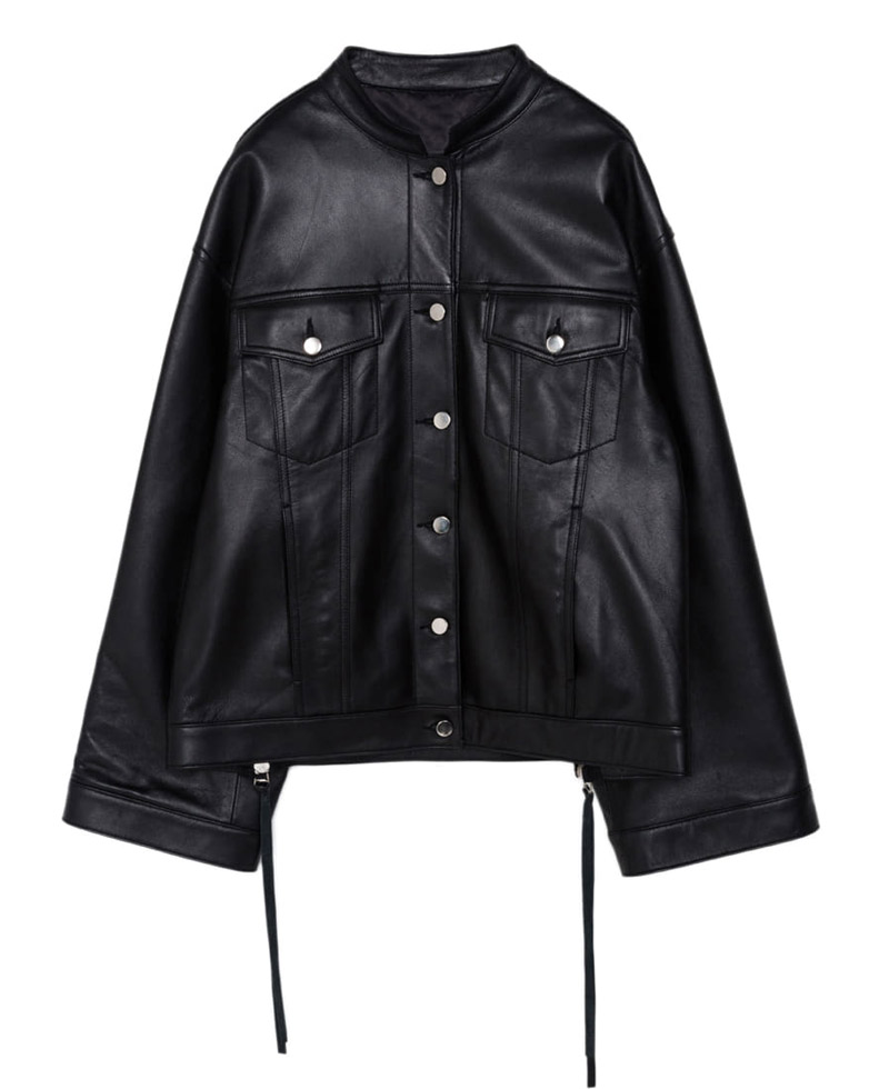 Itaewon Class Kim Da-Mi Black Leather Jacket