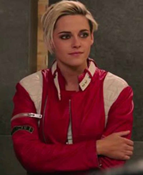 Kristen Stewart Charlie's Angels Red Leather Jacket