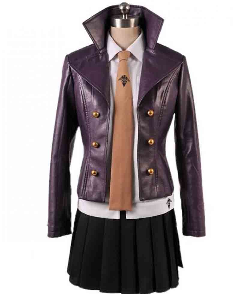 Kyoko Kirigiri Danganronpa Purple Leather Jacket