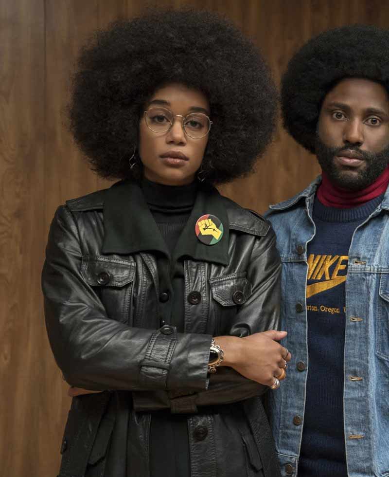 Laura Harrier Blackkklansman Leather Jacket