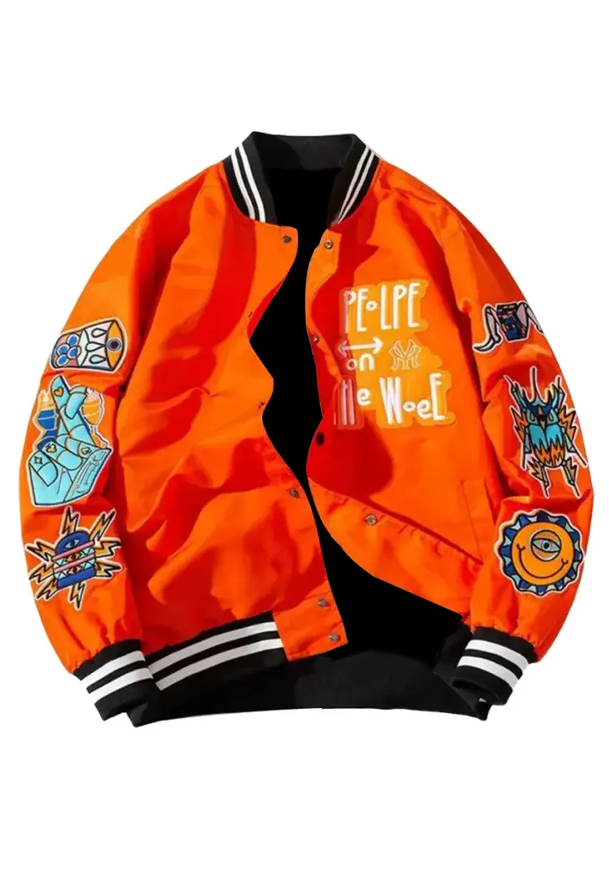Leora Toy Hip Hop Varsity Jacket