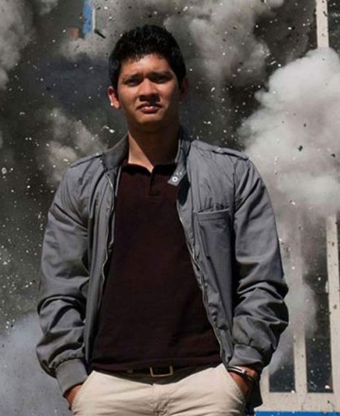 Li Noor Mile 22 Grey Jacket