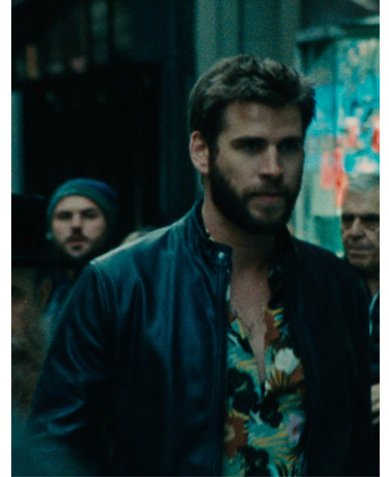 Liam Hemsworth Killerman Black Leather Jacket