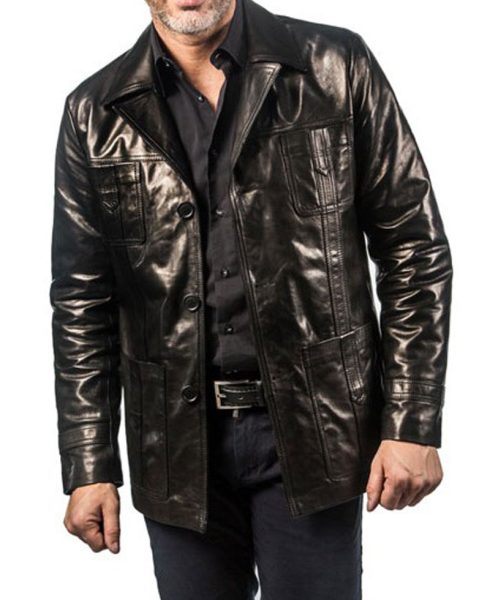 John Simm Life on Mars Black Leather Jacket