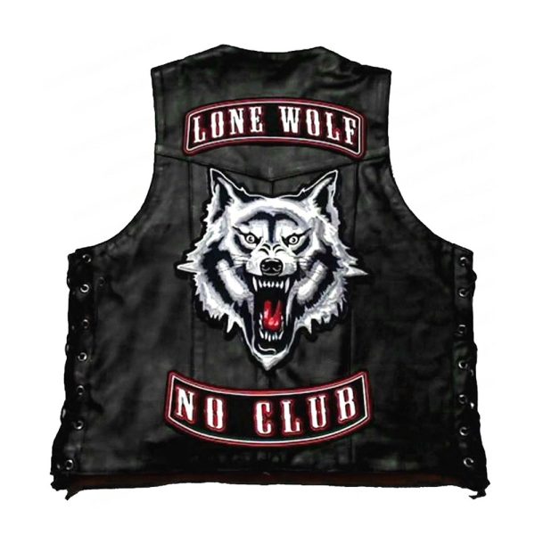 Lone Wolf Biker Vest