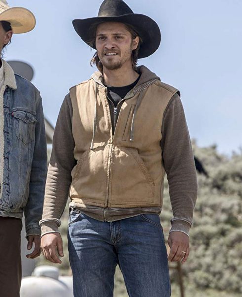 Yellowstone TV Series Kayce Dutton Cotton Brown Vest