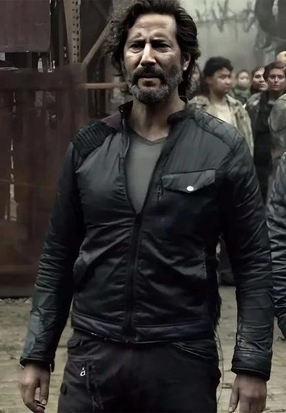 Macgyver Henry Ian Cusick Black Leather Jacket
