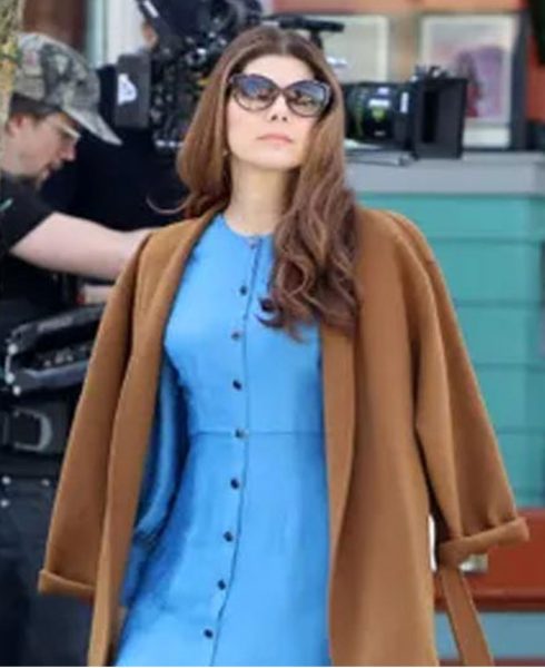 Human Capital Marisa Tomei Brown Coat