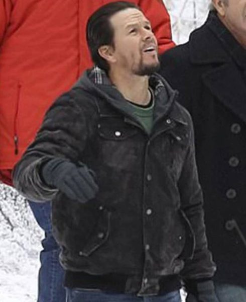 Mark Wahlberg Daddy's Home 2 Suede Leather Jacket