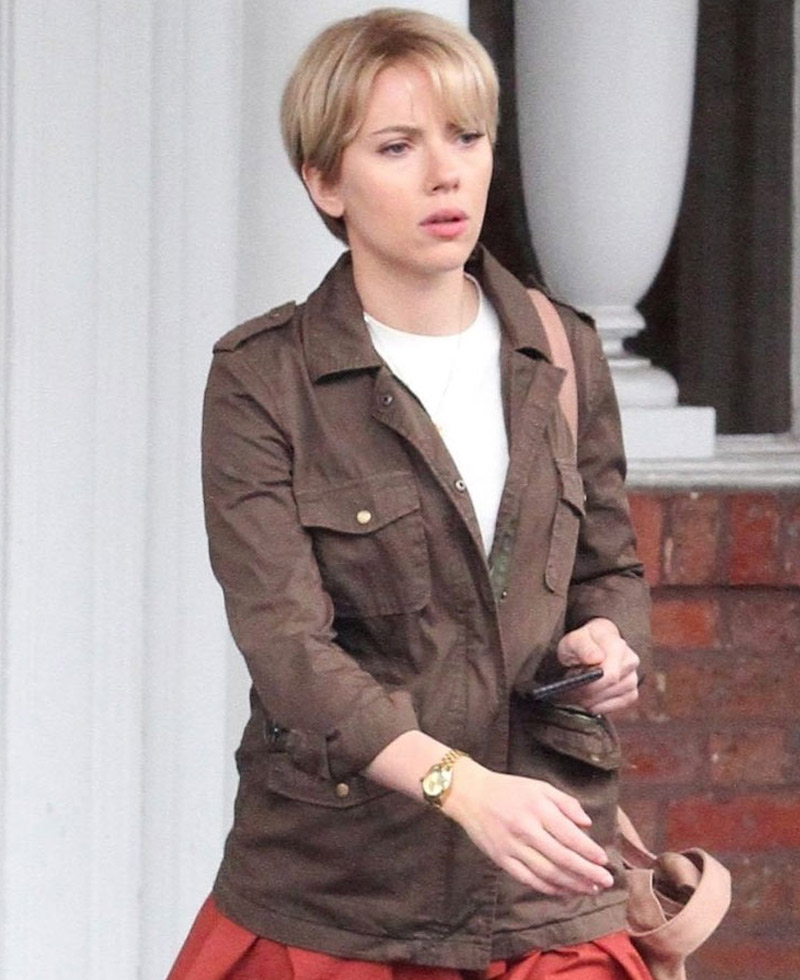 Marriage Story Scarlett Johansson Brown Jacket