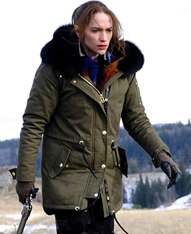 Wynonna Earp Melanie Scrofano Green Hooded Parka