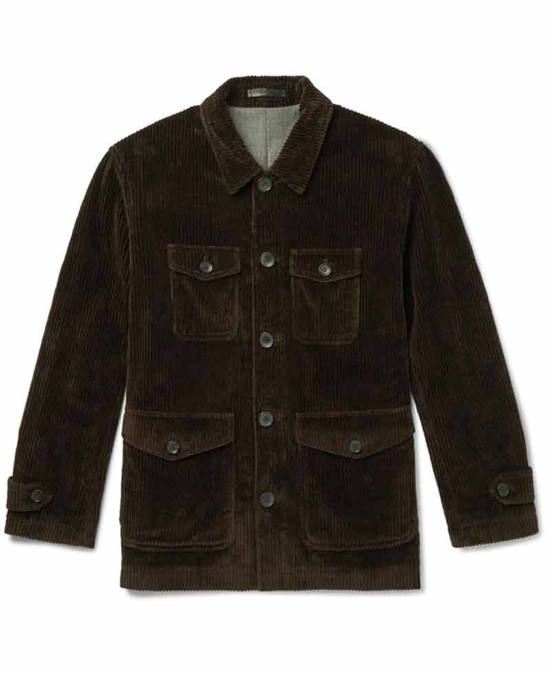Men's 19th Century Style Brown Corduroy Jacket