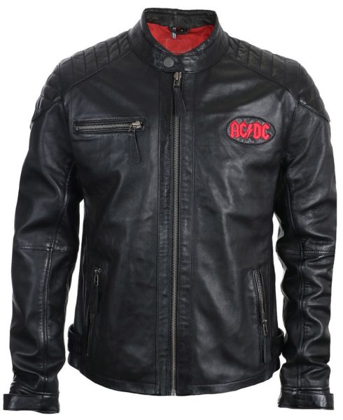 Men's ACDC Biker Leather Jacket