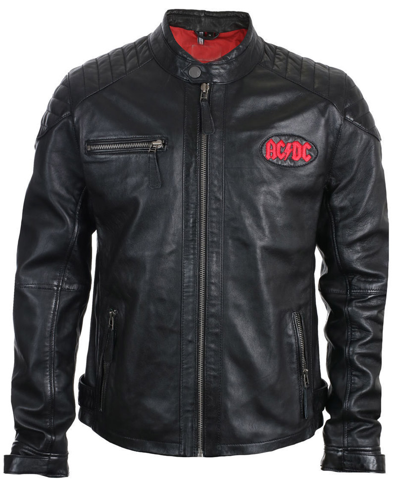 Men's ACDC Biker Leather Jacket