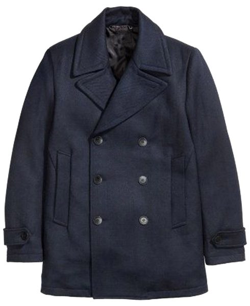 Men's Captain Sea Blue Peacoat