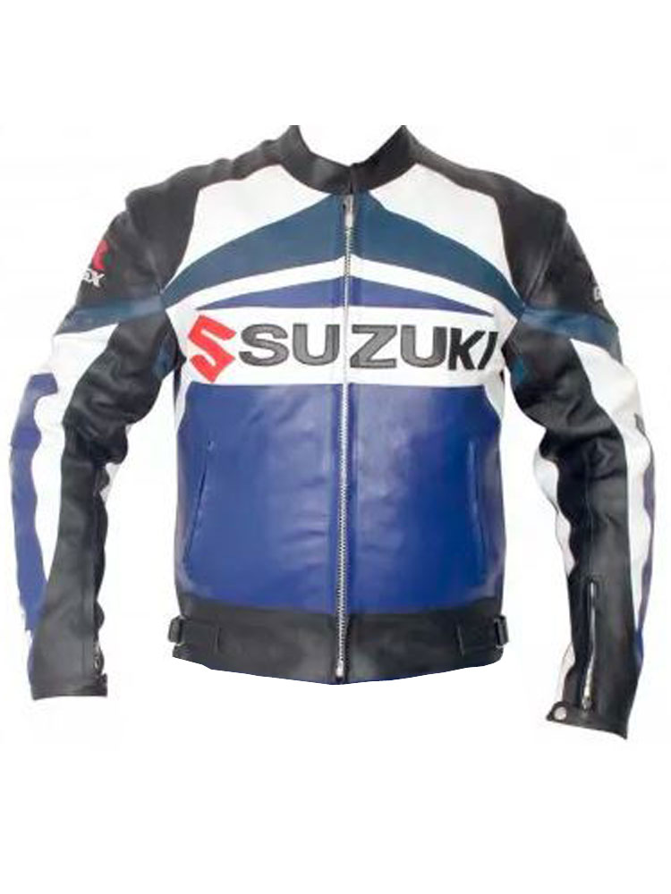 Men's Biker GSXR Suzuki Leather Jacket
