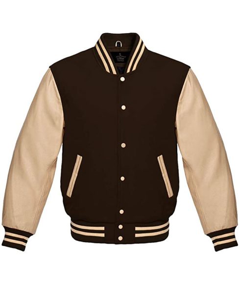 Men's FJM106 Brown Bomber Jacket