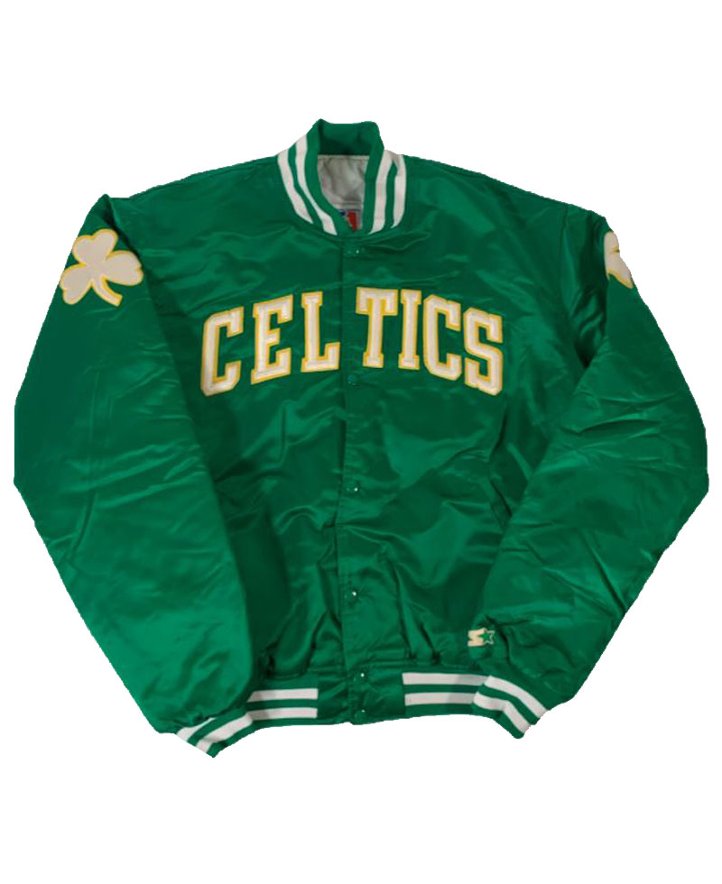 Men's Boston Celtics Satin Replica Jacket