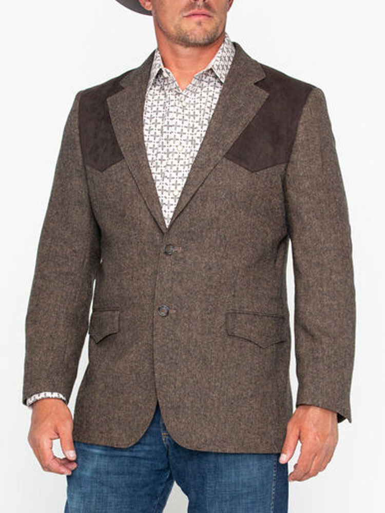 Men's Sport Cowboy Western Button Blazer