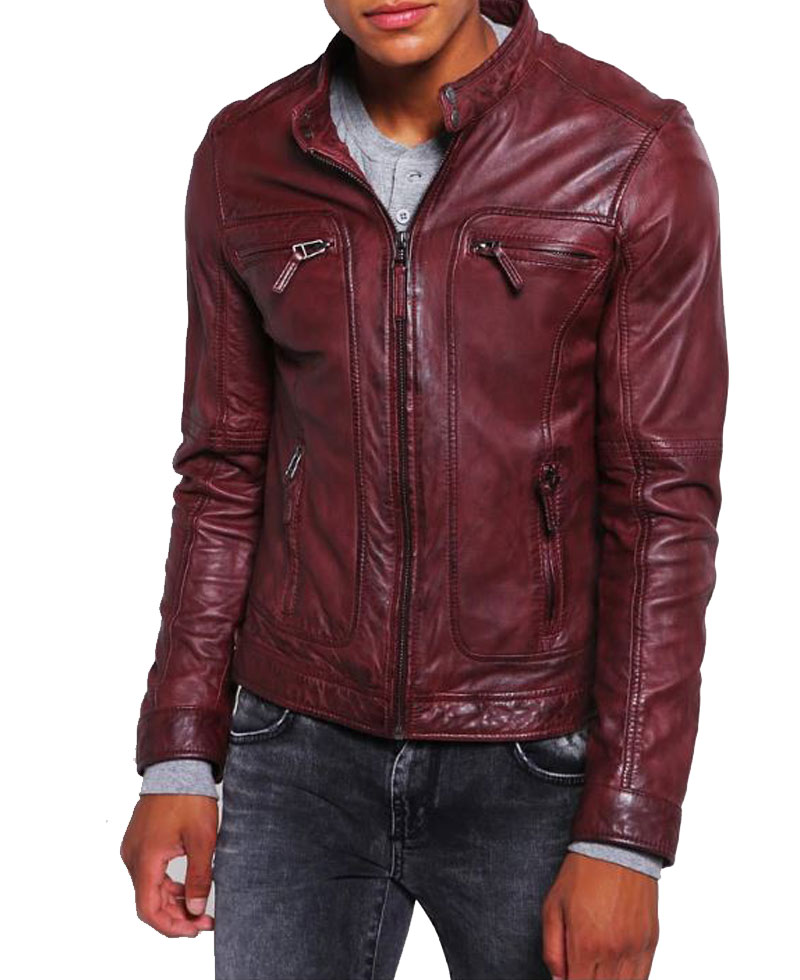 mens-fjm270-waxed-burgundy-leather-biker-jacket.jpg mens fjm270 waxed burgundy leather biker jacket