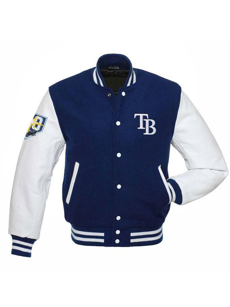 Men's TB Rays Blue and White Jacket