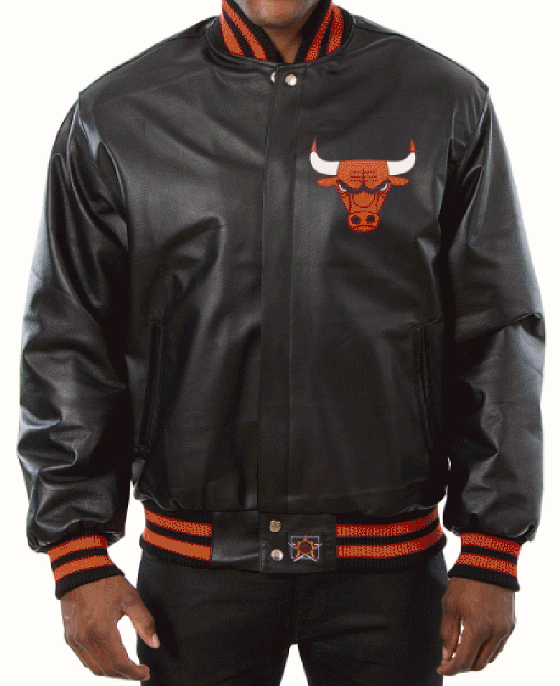 Men's Chicago Bulls Leather Jacket
