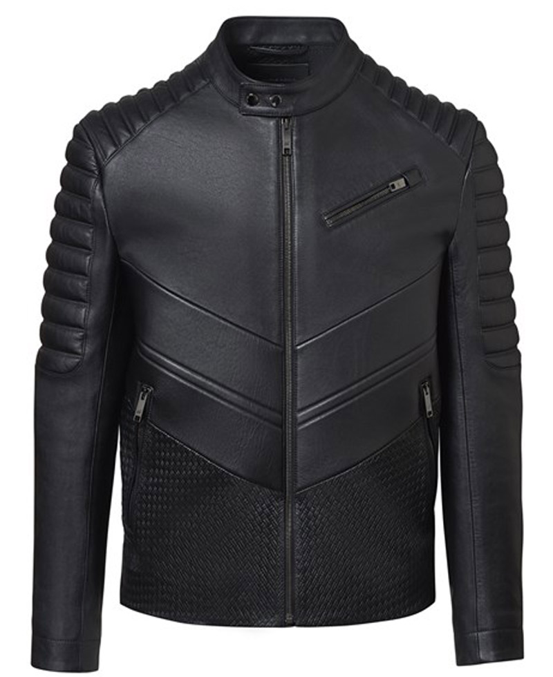 Men's Motocross Tec Flex Padded Leather Jacket