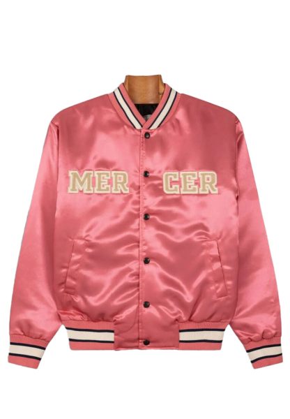 Mercer Pink Varsity Jacket