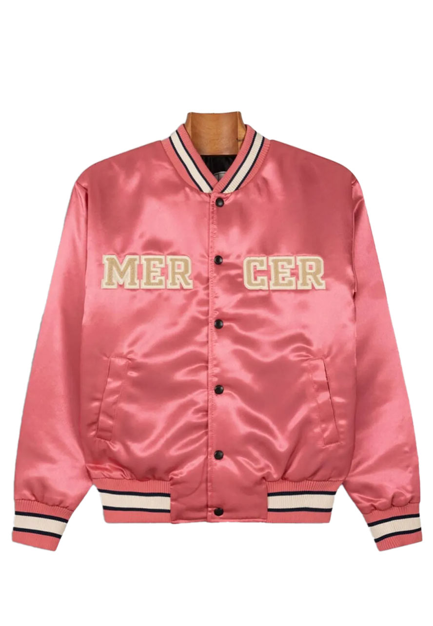 Mercer Pink Varsity Jacket