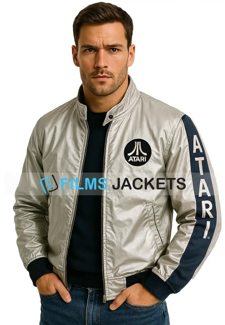 Metallic Silver Atari Jacket