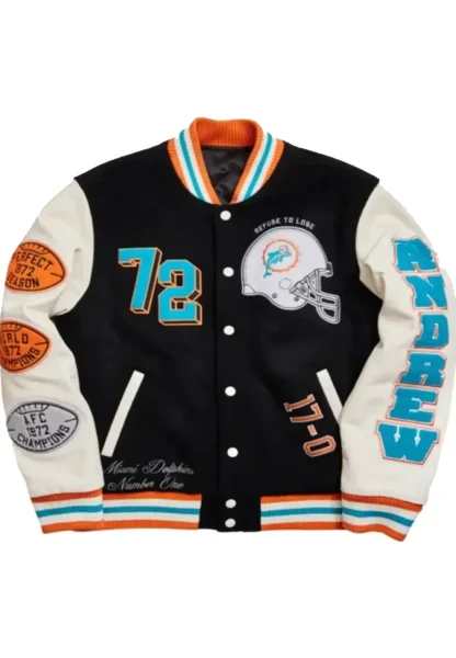Miami Dolphins Letterman Jacket
