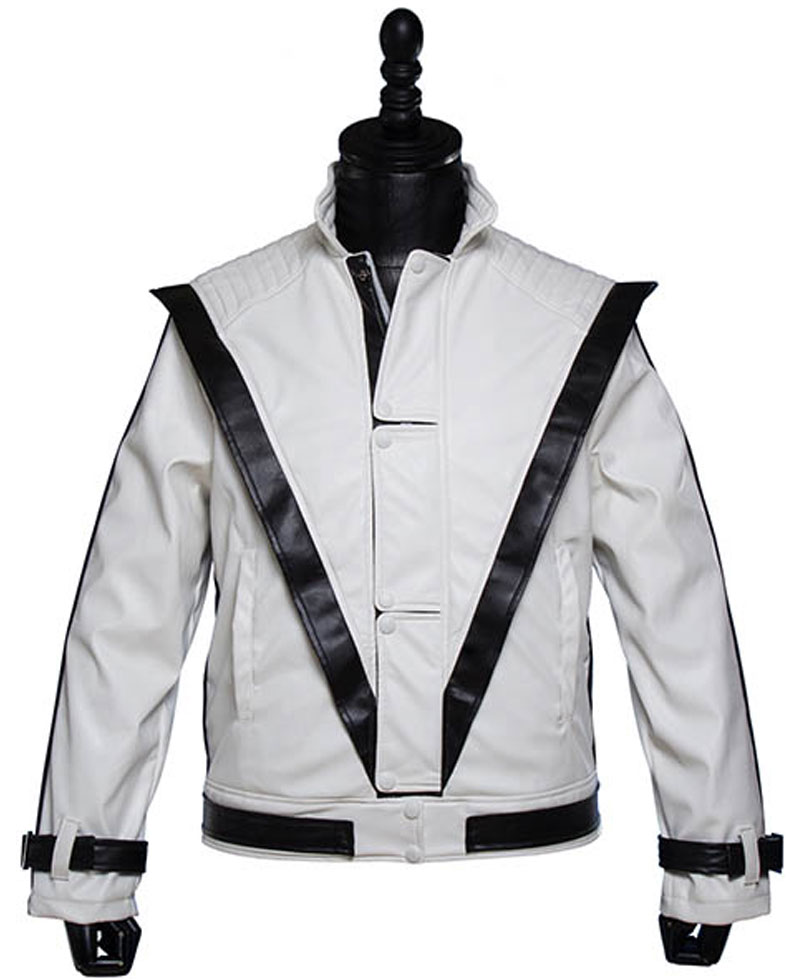 Thriller MJ White Leather Jacket