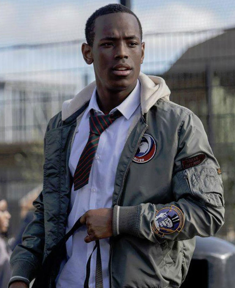 Micheal Ward Blue Story Green Jacket