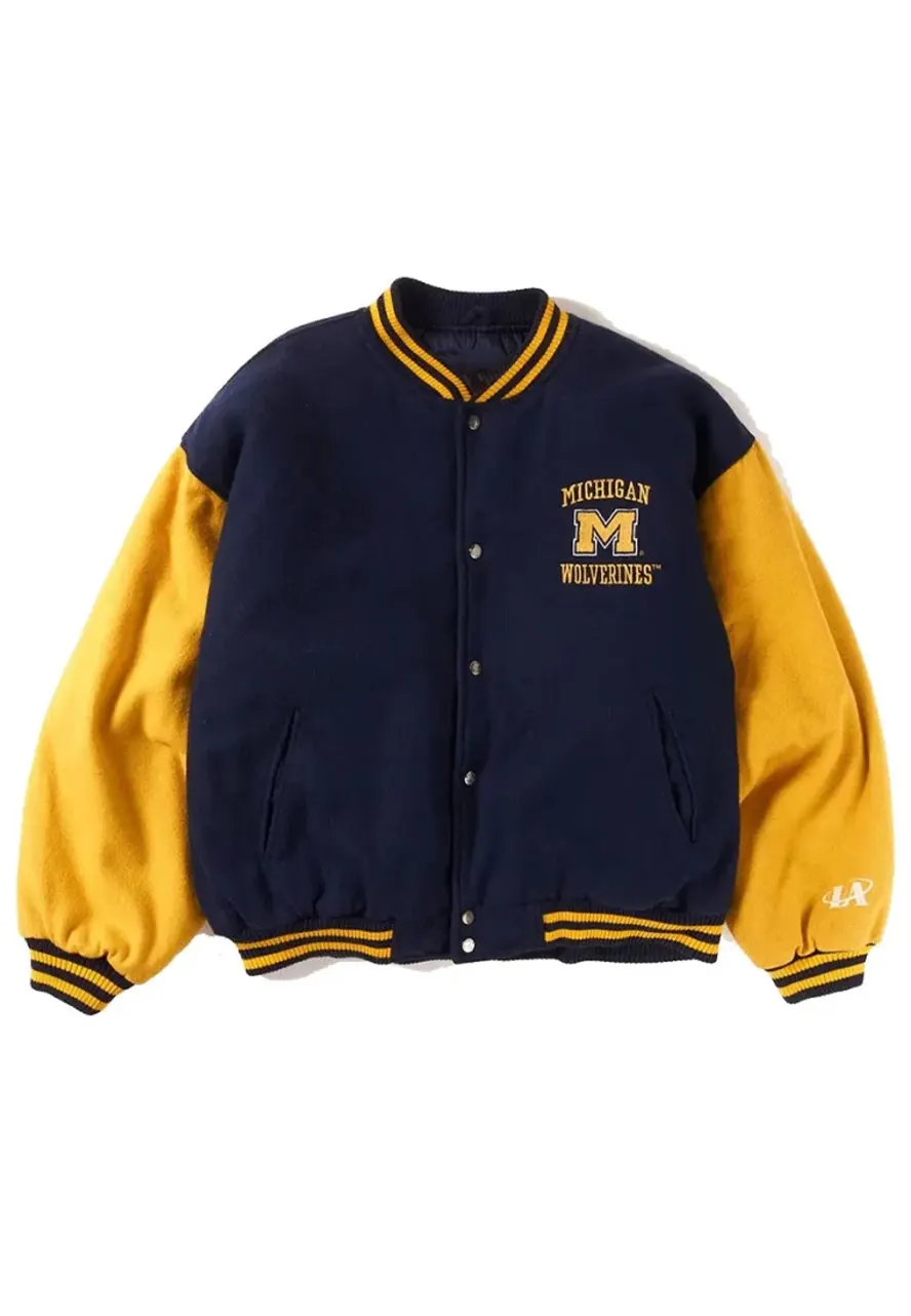 Michigan Wolverines Varsity Wool Jacket