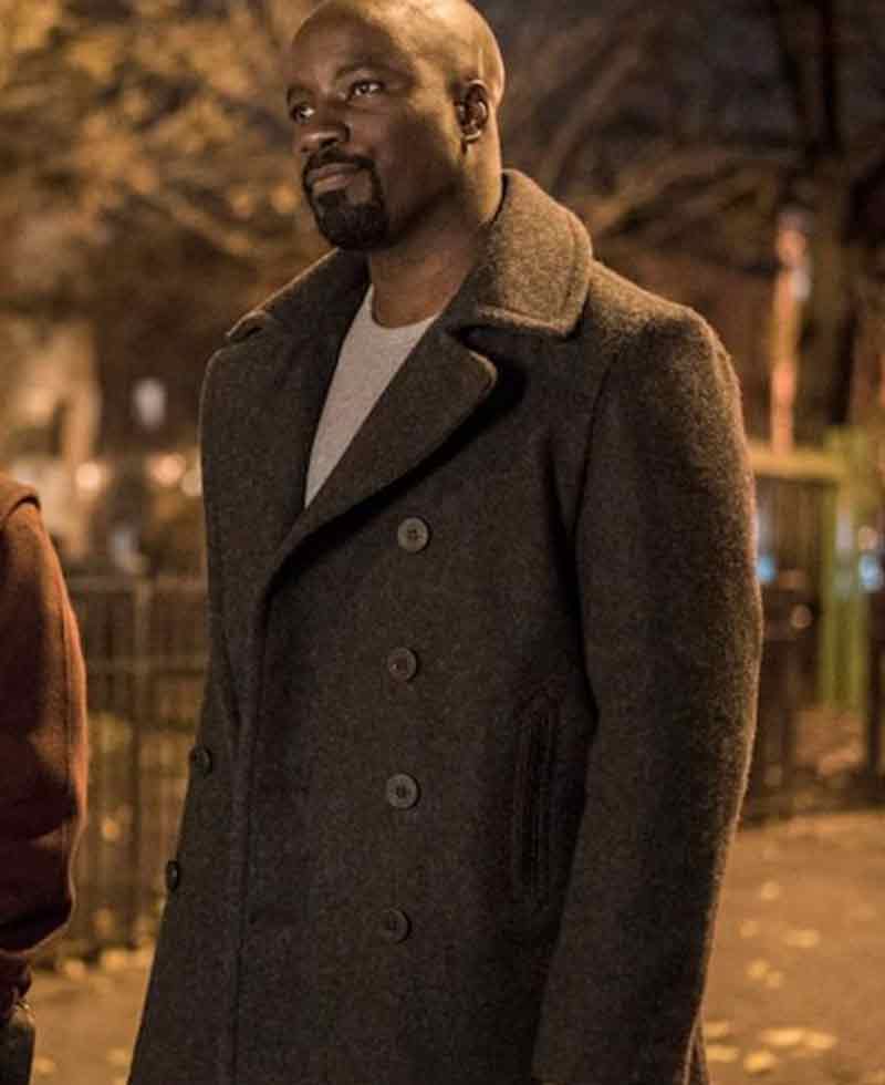 Mike Colter Luke Cage Black Coat