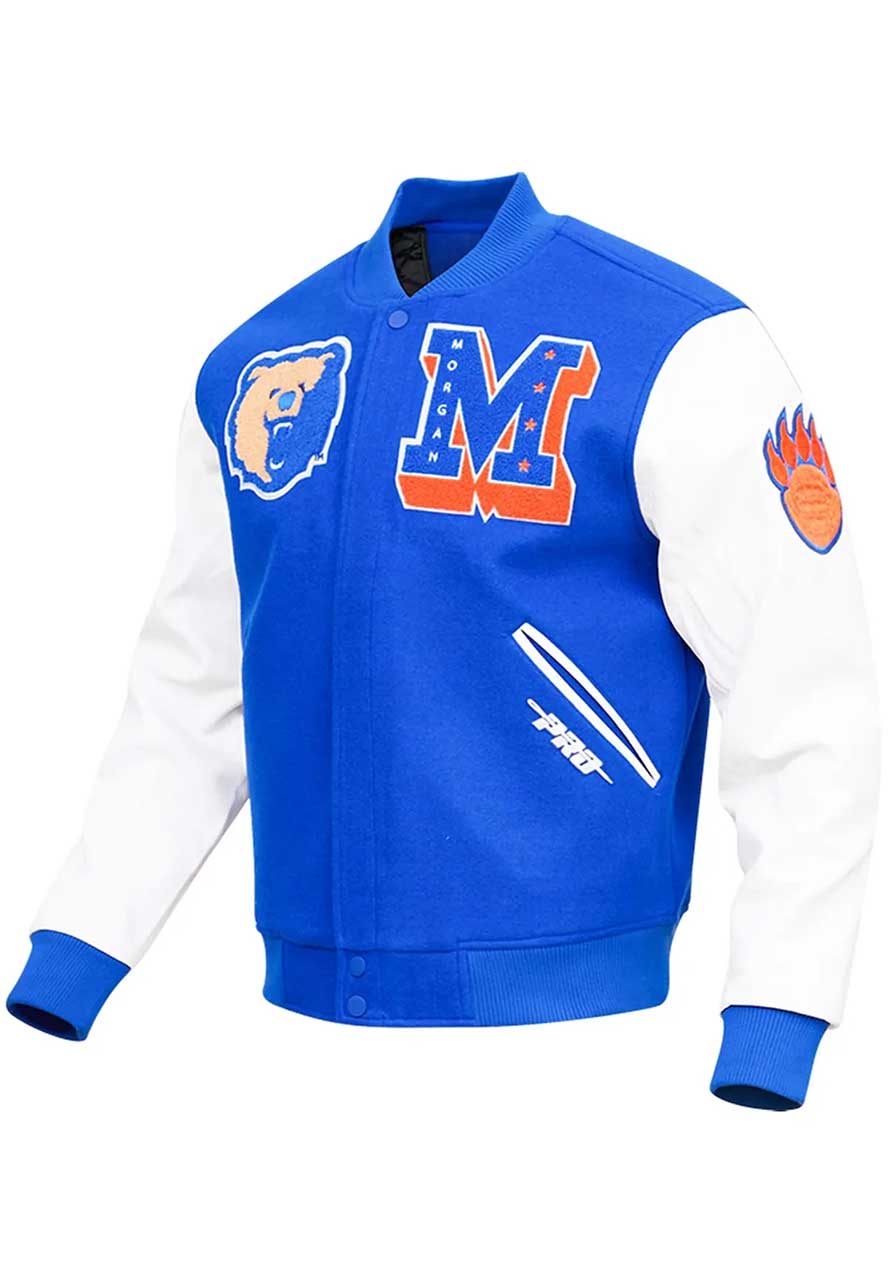 Morgan State Bears Royal Blue Varsity Jacket