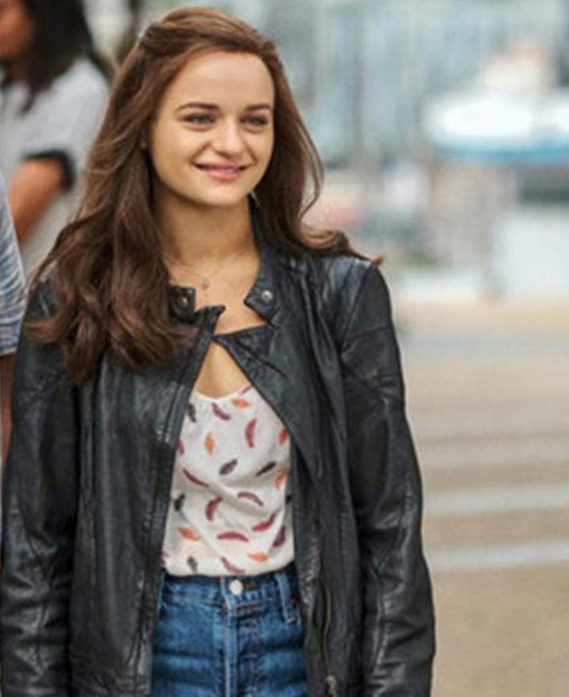 Joey King The Kissing Booth 2 Black Leather Jacket