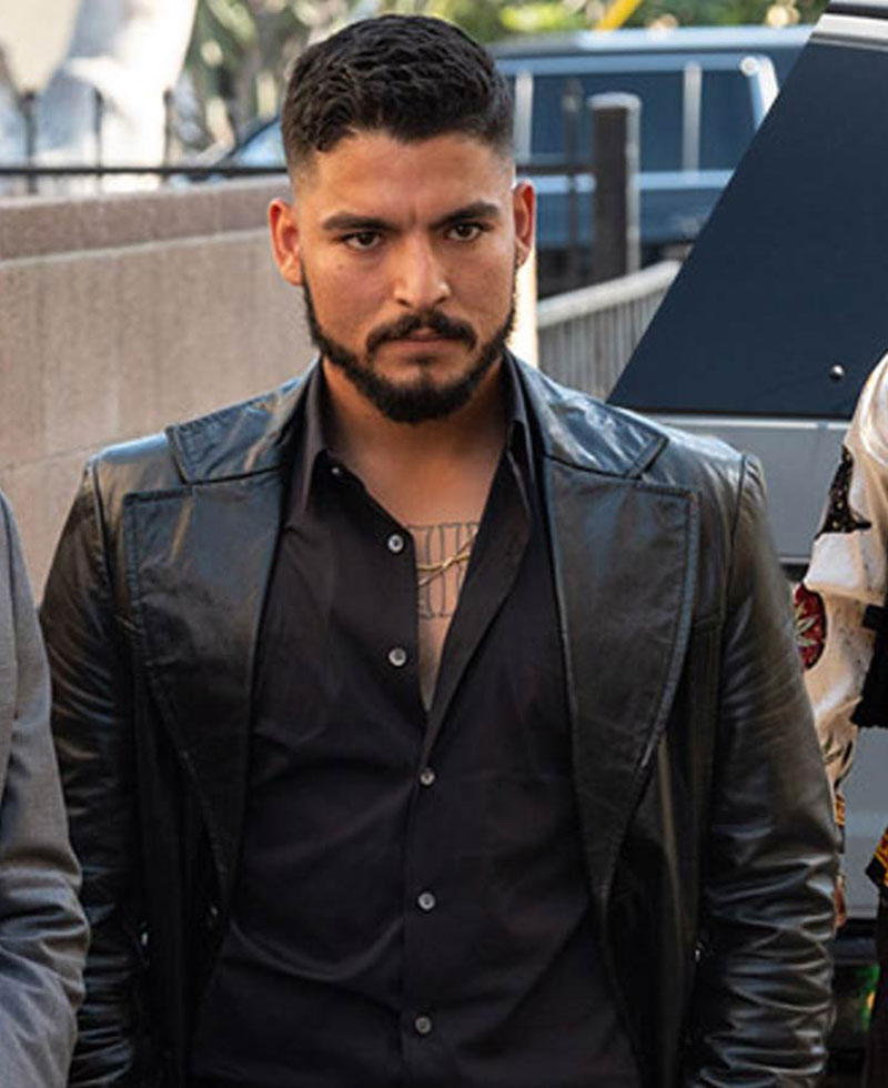 Bobby Soto The Tax Collector Black Leather Coat