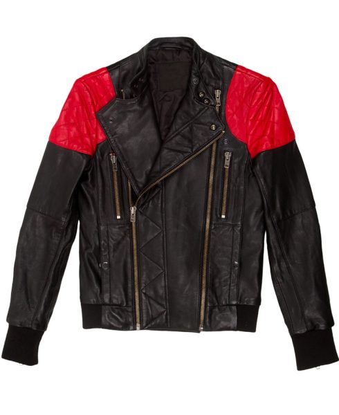 Biker Style Mr Rager Kid Cudi Leather Jacket
