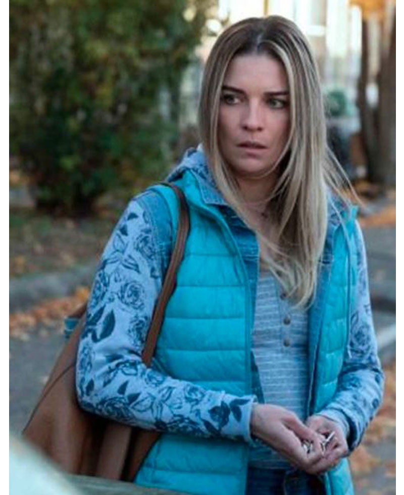 Kevin Can F**k Himself Annie Murphy Sky Blue Vest