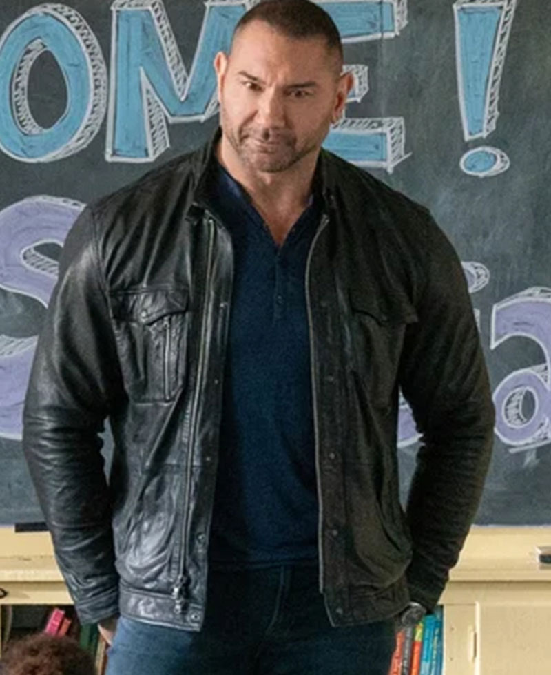Dave Bautista My Spy Leather Jacket