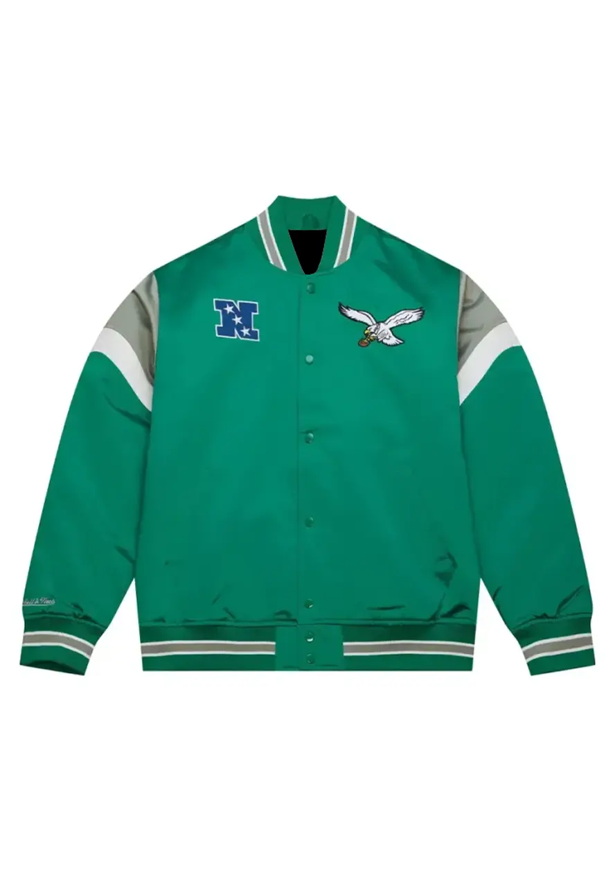 N Philadelphia Eagles Satin Jacket